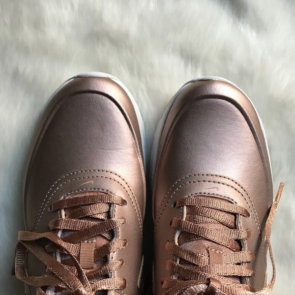 Nike Air Max Thea Metallic Bronze Sneakers - Picture 5 of 8